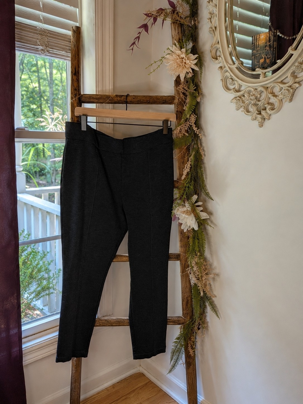 Anne Klein Ponte Pull On Tummy Control Leggings